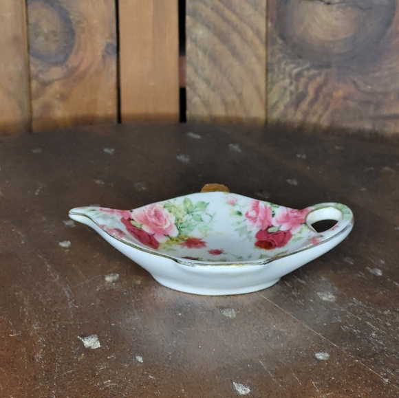 Floral Teapot-Shaped Trinket Dish - Picture 3 of 9